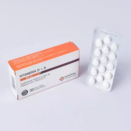 Vitamina D + K NARAL X30 COMP.